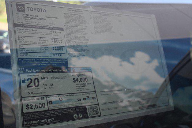 new 2026 Toyota Tundra Hybrid car, priced at $72,521
