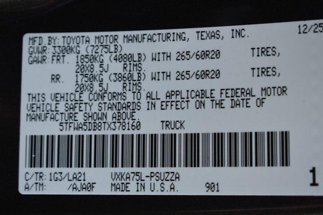 new 2026 Toyota Tundra car, priced at $68,771