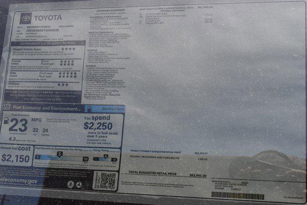 new 2026 Toyota 4Runner car, priced at $63,851