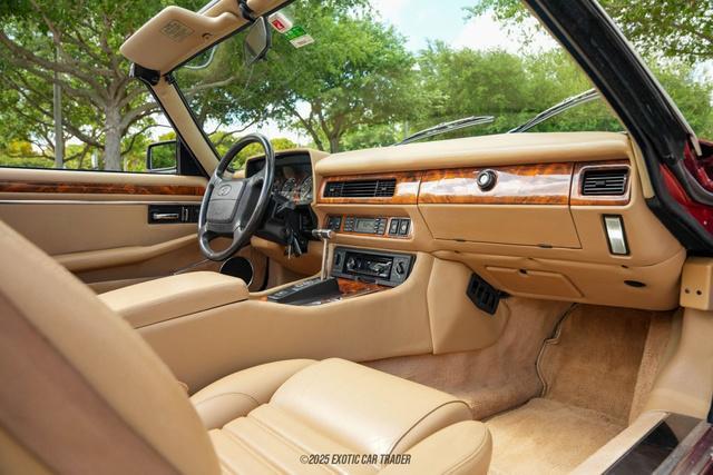 1993 Burgundy Jaguar XJS