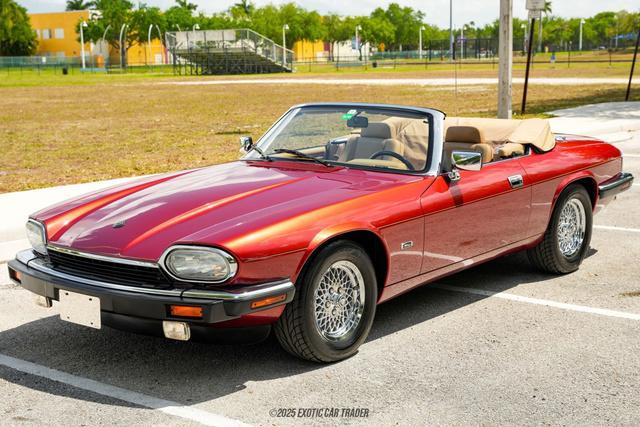 1993 Burgundy Jaguar XJS