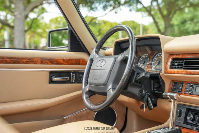 1993 Burgundy Jaguar XJS