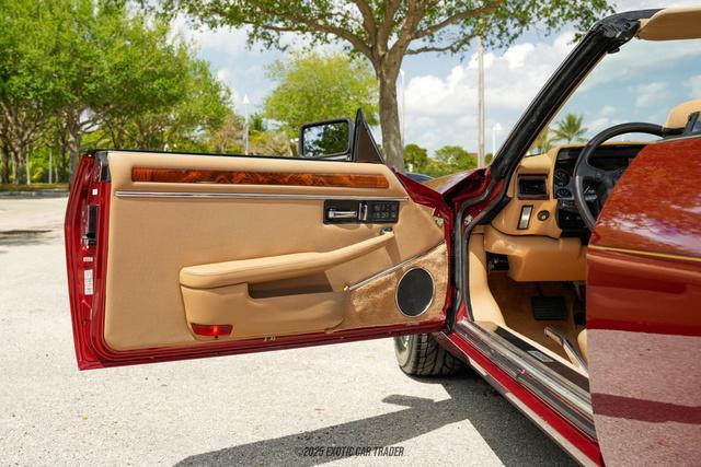 1993 Burgundy Jaguar XJS
