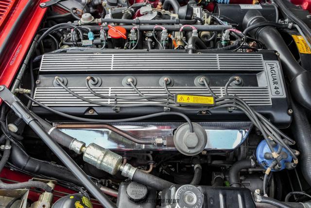 1993 Burgundy Jaguar XJS