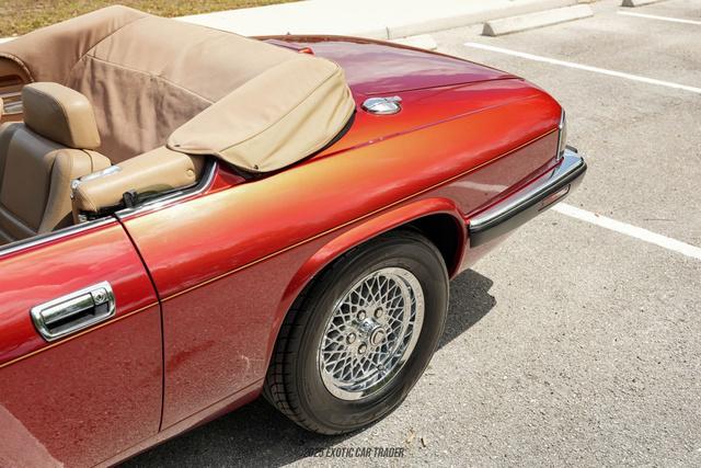 1993 Burgundy Jaguar XJS