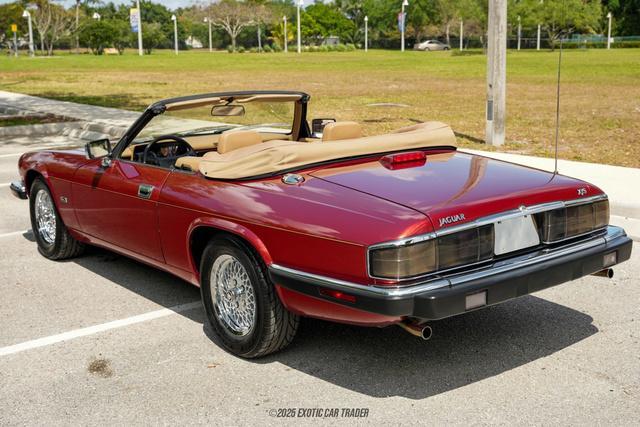 1993 Burgundy Jaguar XJS