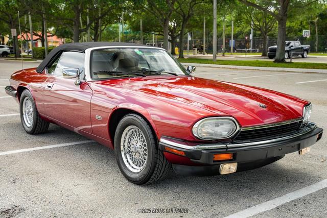 1993 Burgundy Jaguar XJS