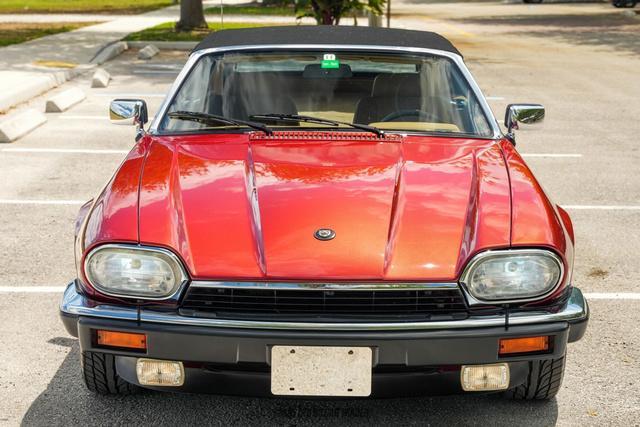 1993 Burgundy Jaguar XJS