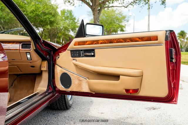 1993 Burgundy Jaguar XJS