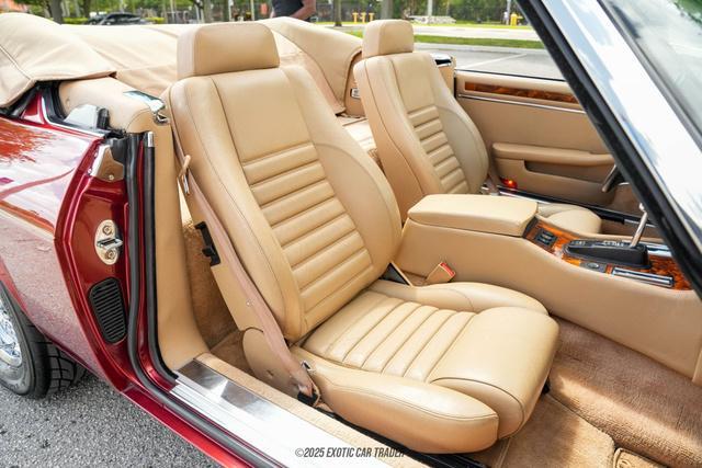 1993 Burgundy Jaguar XJS