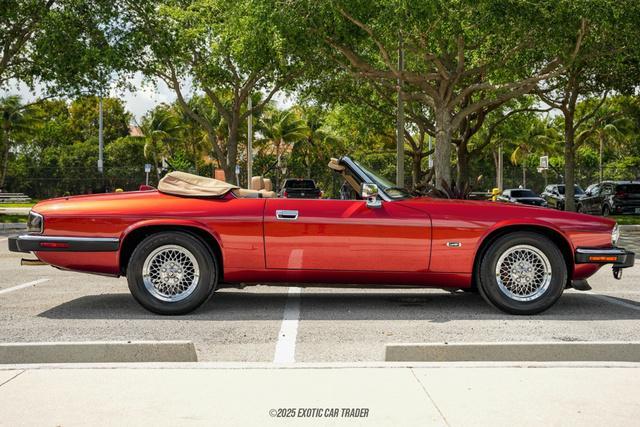 1993 Burgundy Jaguar XJS