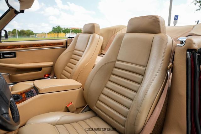 1993 Burgundy Jaguar XJS