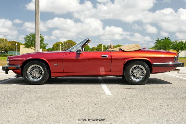 1993 Burgundy Jaguar XJS