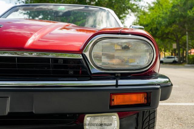1993 Burgundy Jaguar XJS