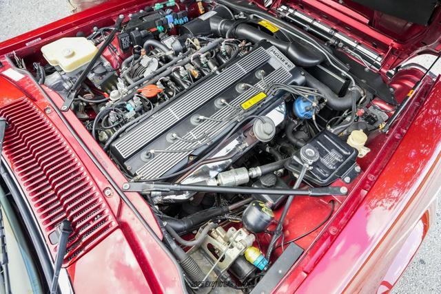 1993 Burgundy Jaguar XJS