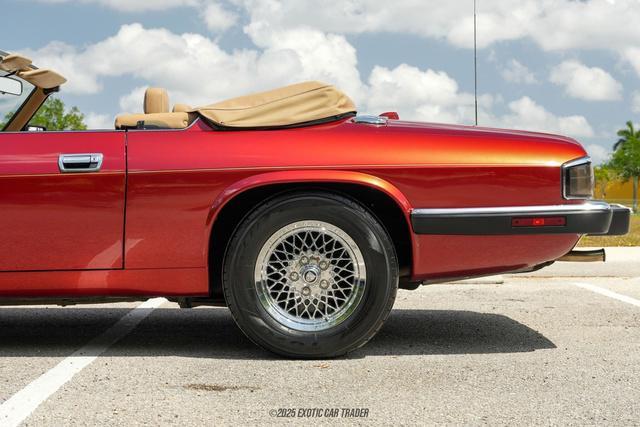 1993 Burgundy Jaguar XJS