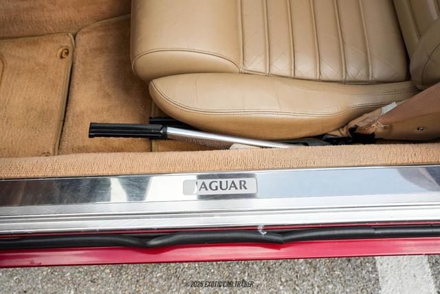 1993 Burgundy Jaguar XJS