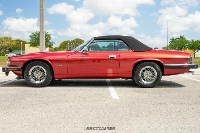 1993 Burgundy Jaguar XJS