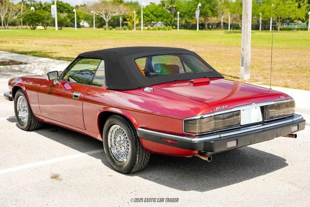 1993 Burgundy Jaguar XJS
