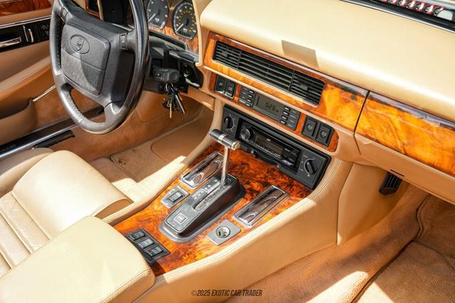 1993 Burgundy Jaguar XJS