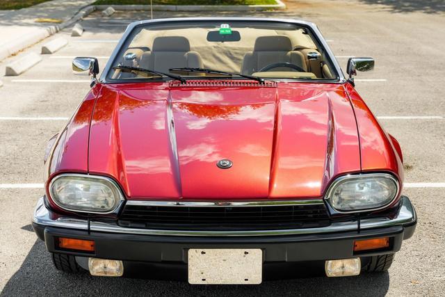 1993 Burgundy Jaguar XJS