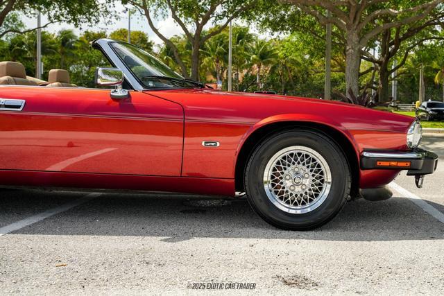 1993 Burgundy Jaguar XJS