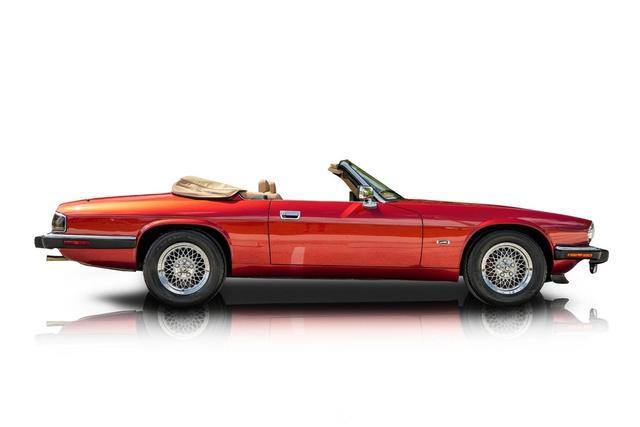 1993 Burgundy Jaguar XJS