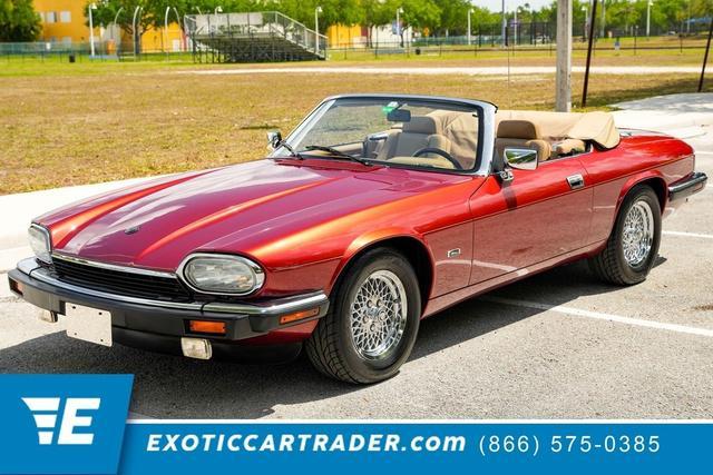 1993 Burgundy Jaguar XJS