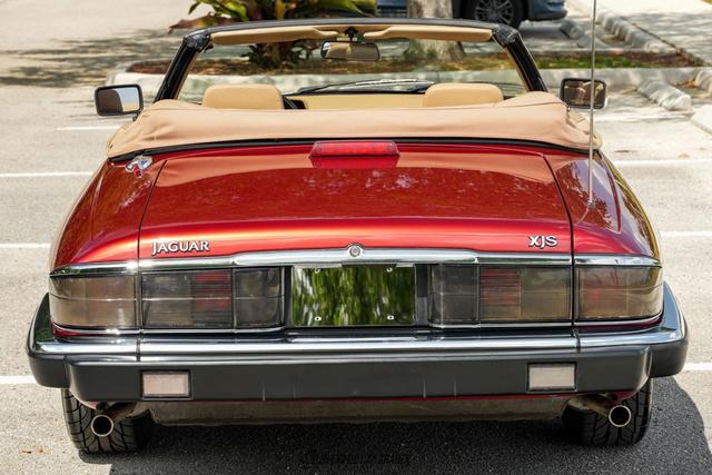 1993 Burgundy Jaguar XJS
