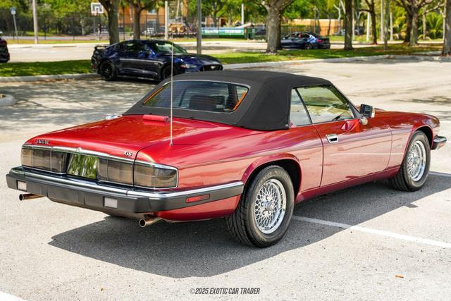 1993 Burgundy Jaguar XJS