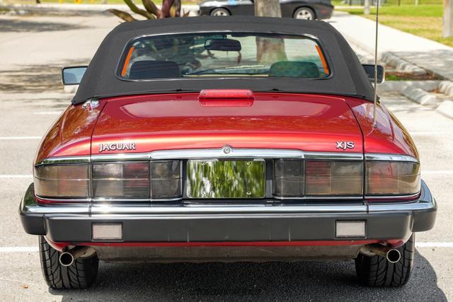 1993 Burgundy Jaguar XJS