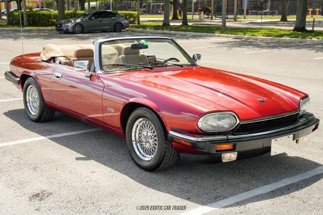 1993 Burgundy Jaguar XJS