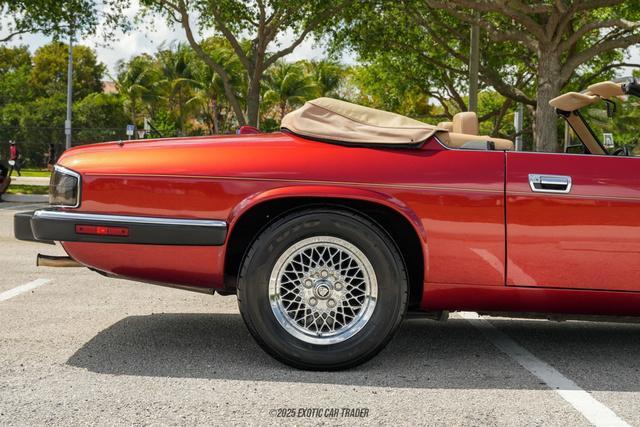 1993 Burgundy Jaguar XJS