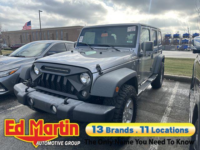 used 2017 Jeep Wrangler Unlimited car, priced at $17,971