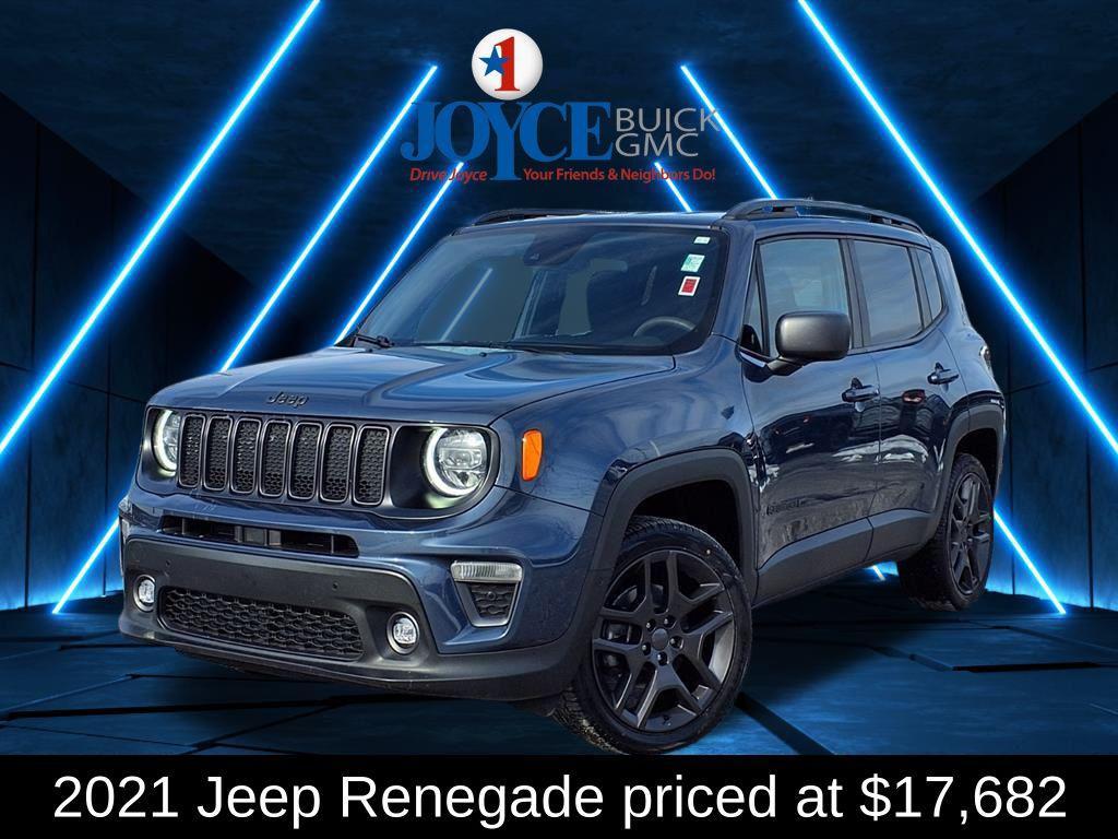used 2021 Jeep Renegade car, priced at $17,682