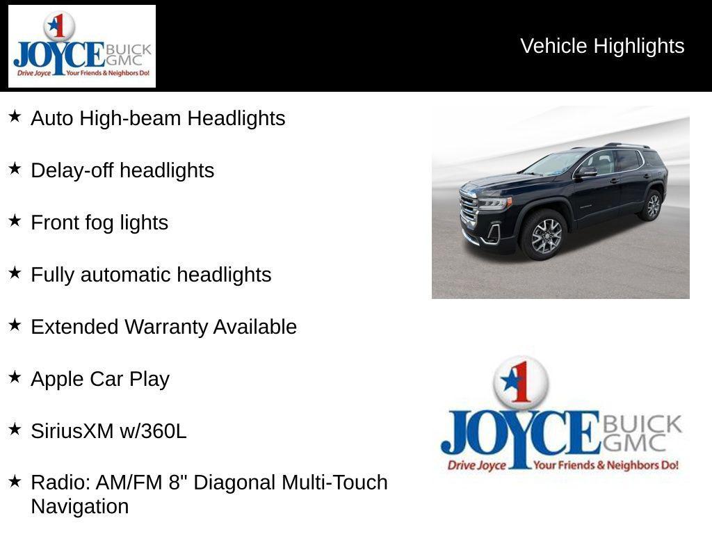 used 2023 GMC Acadia car, priced at $25,950