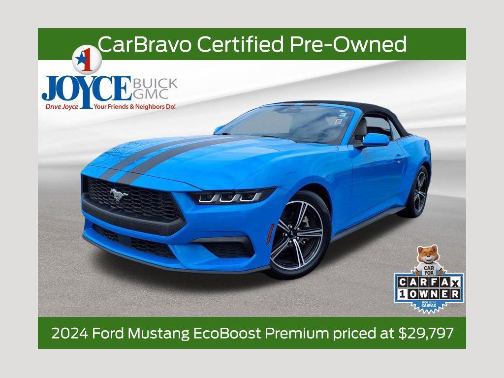 used 2024 Ford Mustang car, priced at $29,797
