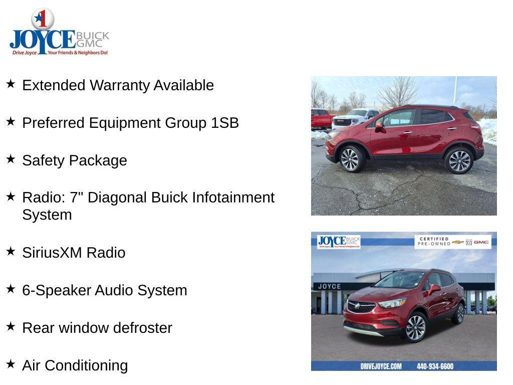 used 2022 Buick Encore car, priced at $19,476