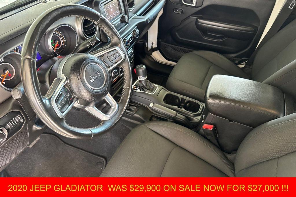 used 2020 Jeep Gladiator car, priced at $27,000