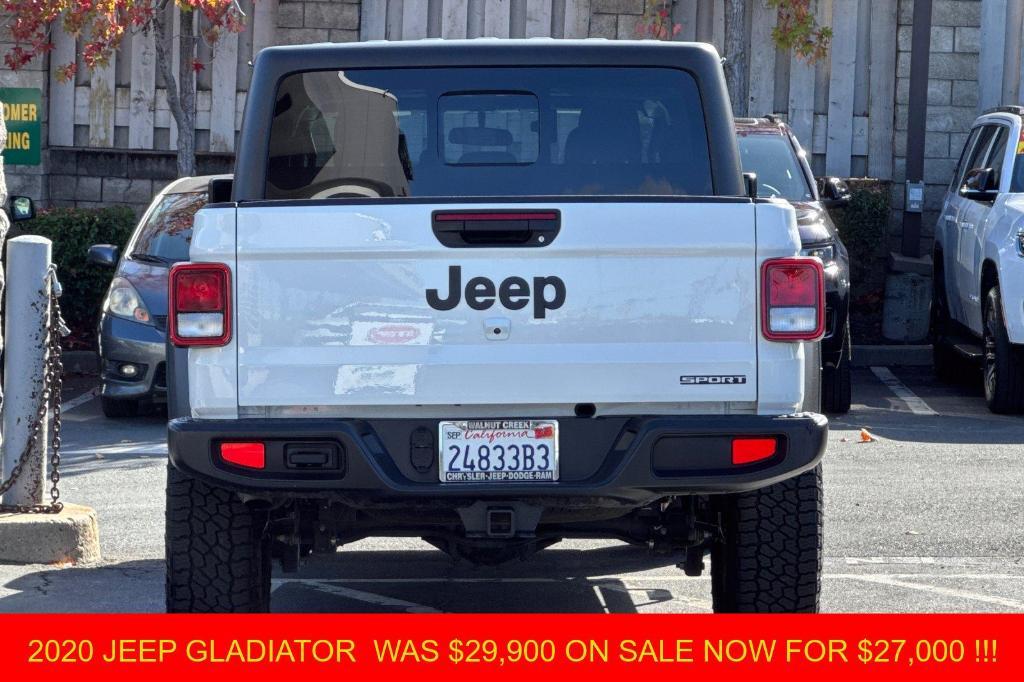 used 2020 Jeep Gladiator car, priced at $27,000