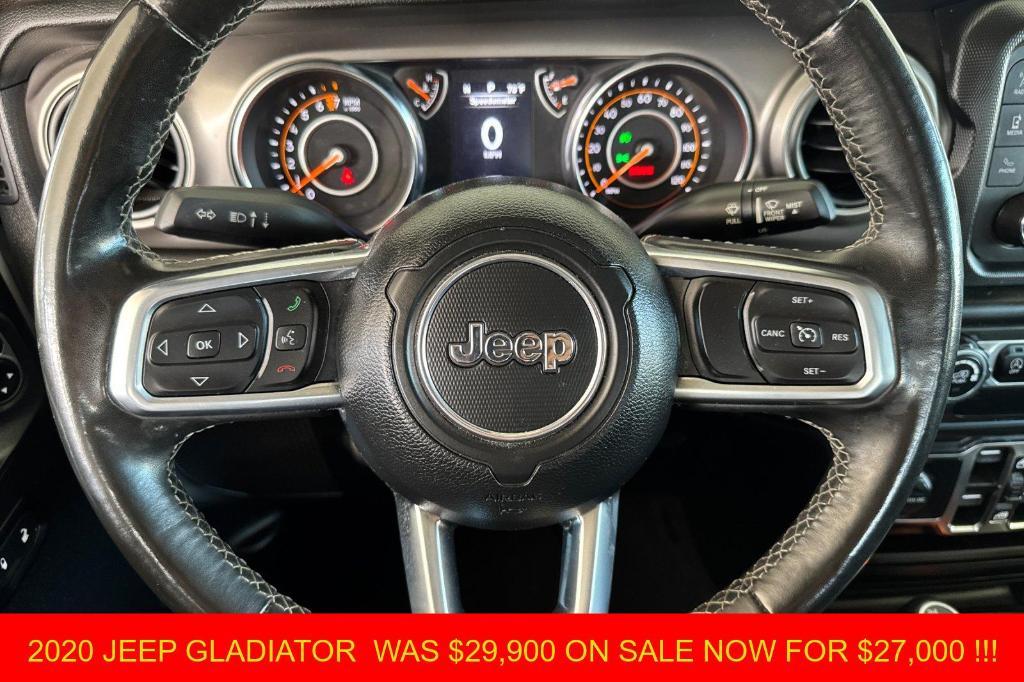used 2020 Jeep Gladiator car, priced at $27,000