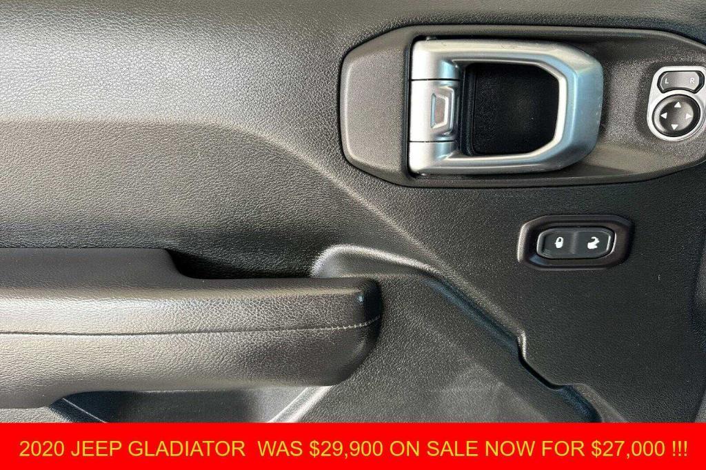 used 2020 Jeep Gladiator car, priced at $27,000