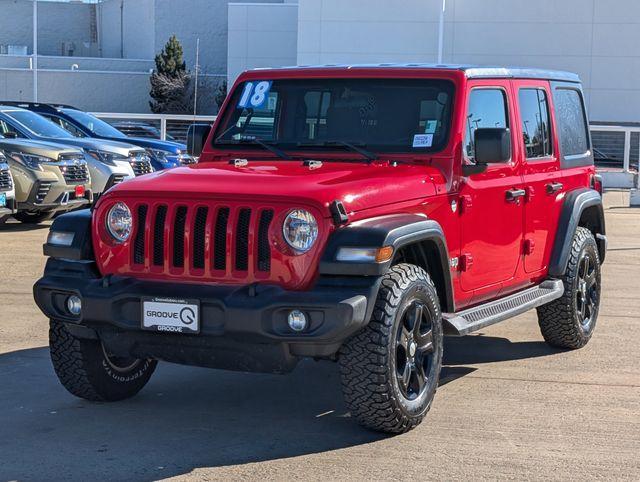used 2018 Jeep Wrangler Unlimited car, priced at $21,950