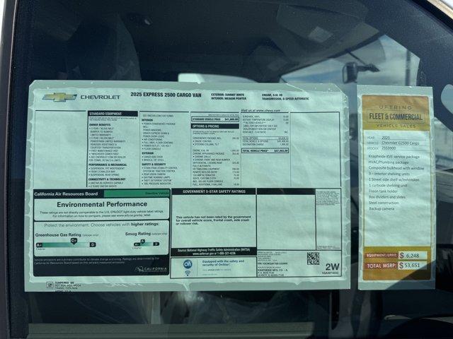 new 2025 Chevrolet Express 2500 car, priced at $50,637