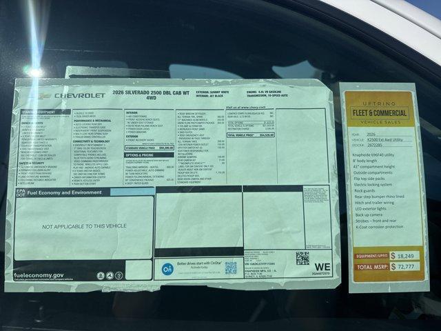 new 2026 Chevrolet Silverado 2500 car, priced at $68,847