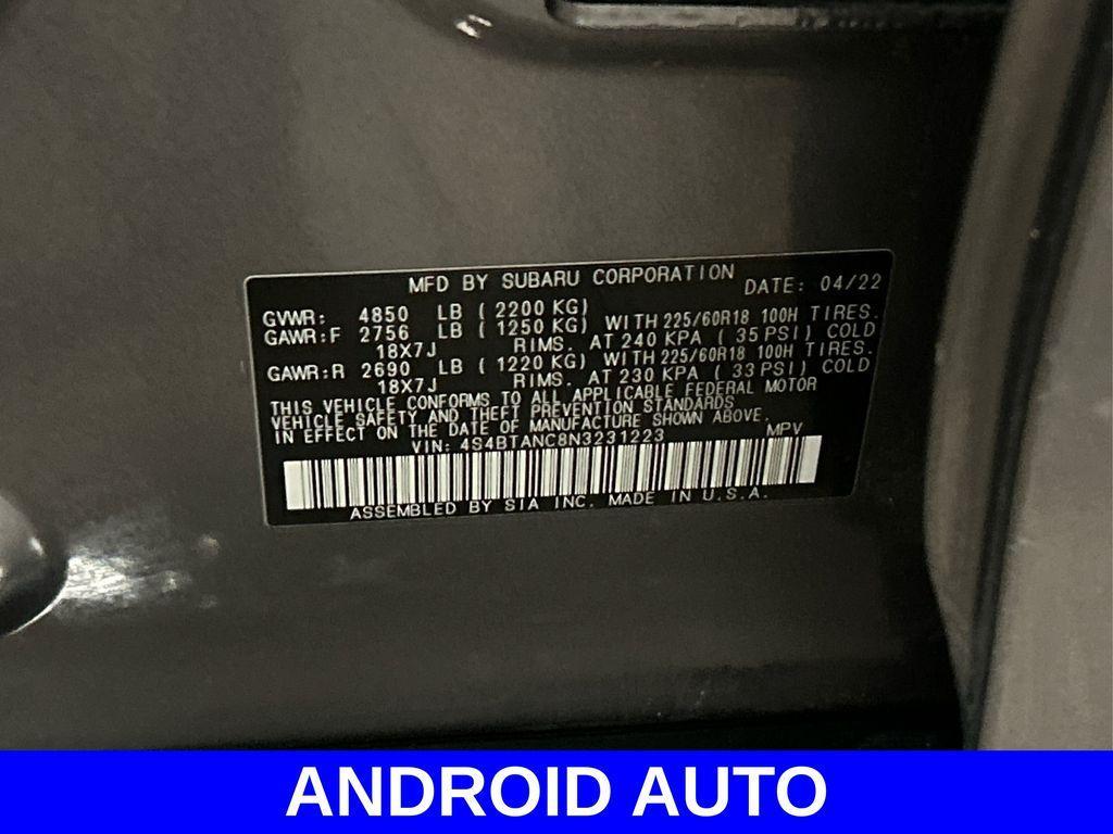 used 2022 Subaru Outback car, priced at $18,500