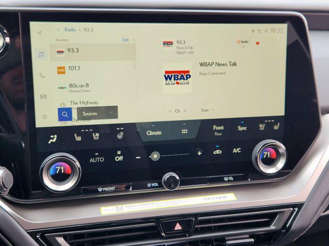 new 2026 Lexus TX 500h car, priced at $75,094