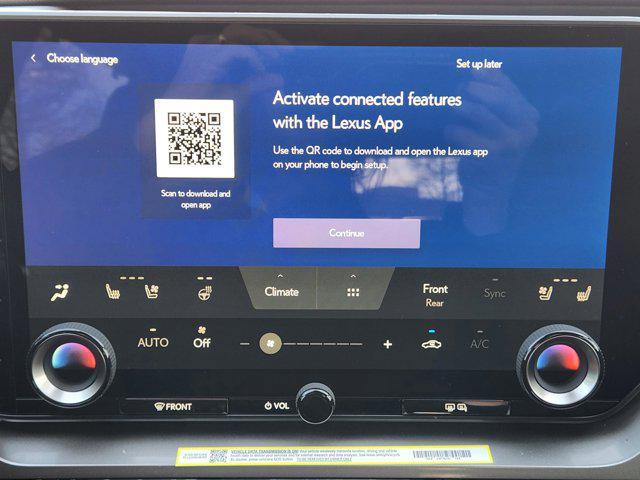 new 2026 Lexus TX 500h car, priced at $74,265