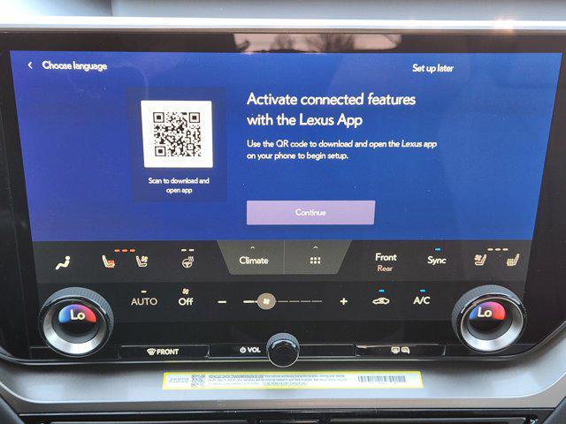 new 2026 Lexus TX 500h car, priced at $74,898