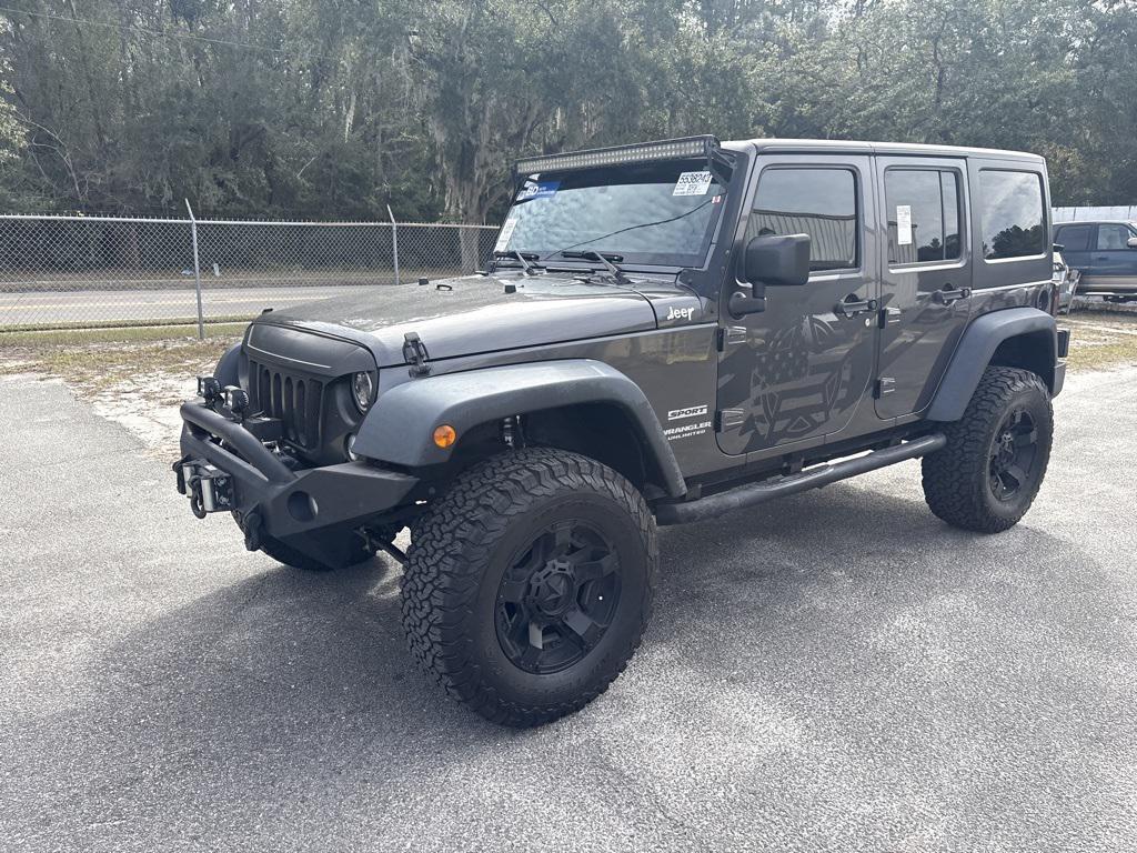 used 2017 Jeep Wrangler Unlimited car, priced at $18,167
